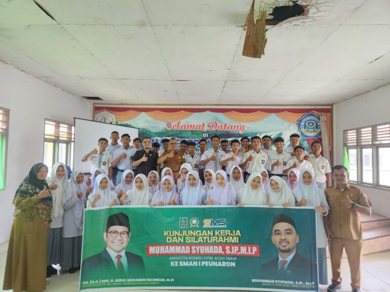 Muhammad Syuhada Anggota DPRK Fraksi PKB, Salurkan Bantuan PIP Sekaligus Serap Aspirasi Warga Sekolah