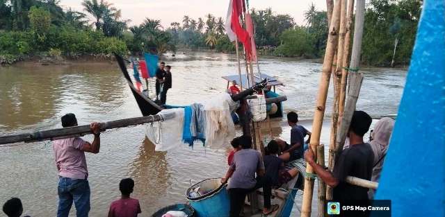 Kapolsek Peureulak Pimpin Pencarian Remaja Tenggelam di Sungai Peureulak
