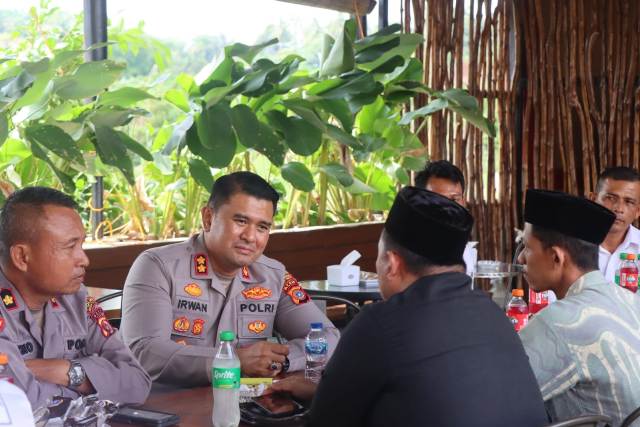 Saweu Keude Kopi, Kapolres Aceh Timur Sampaikan Pesan Kamtibmas Kepada Warga