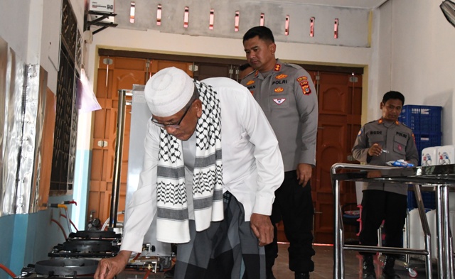Kapolres Aceh Timur Hadiri Peusijuk SPPG Kemala Bhayangkari