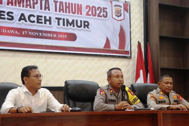Jadi Garda Terdepan Pelayanan Polri, Polres Aceh Timur Gelar Pelatihan Kompetensi PAMAPTA