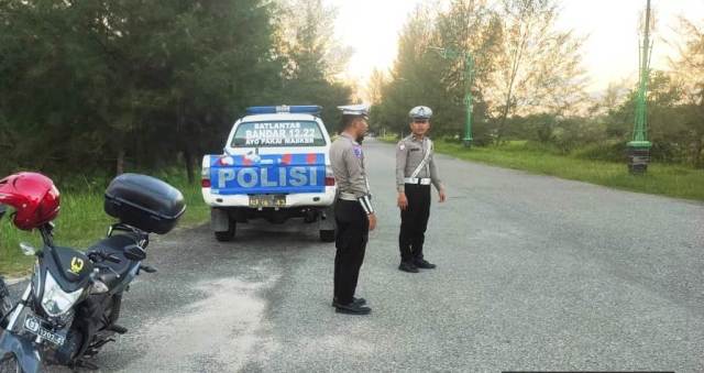 Satlantas Polres Aceh Timur Gelar Patroli, Cegah Balap Liar dan Jaga Keamanan Jalan Raya