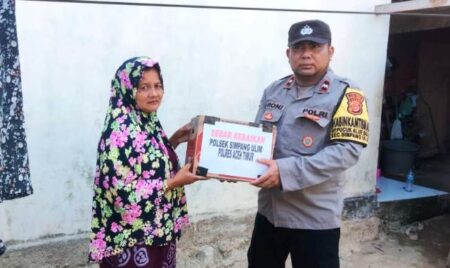 Door to Door, Cara Polsek Simpang Ulim Menjangkau Warga Paling Membutuhkan
