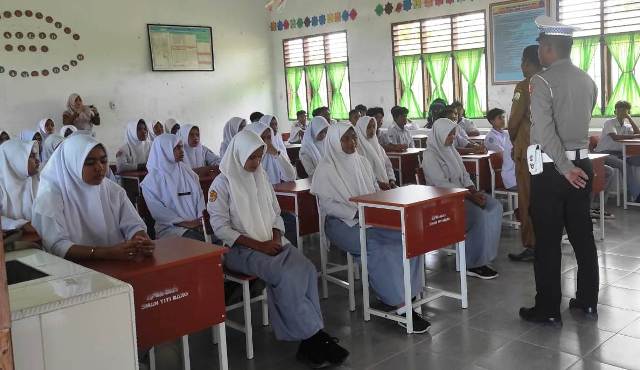 Menyasar Pelajar, Satlantas Aceh Timur Gencarkan Edukasi Lalu Lintas